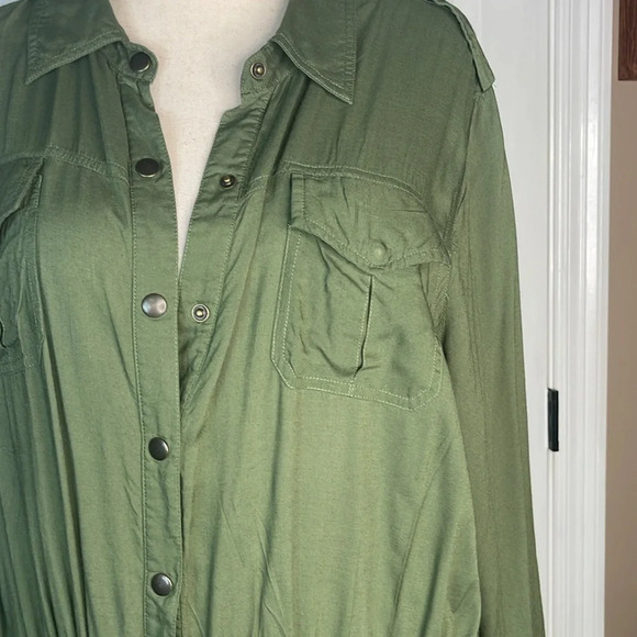 Lucky Brand Utility Shirt Jacket Sz 2X - Picture 3 of 10